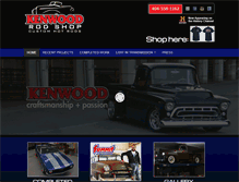 Tablet Screenshot of kenwoodrodshop.com